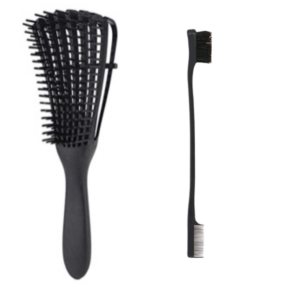 DETANGLING & EDGE BRUSH SET